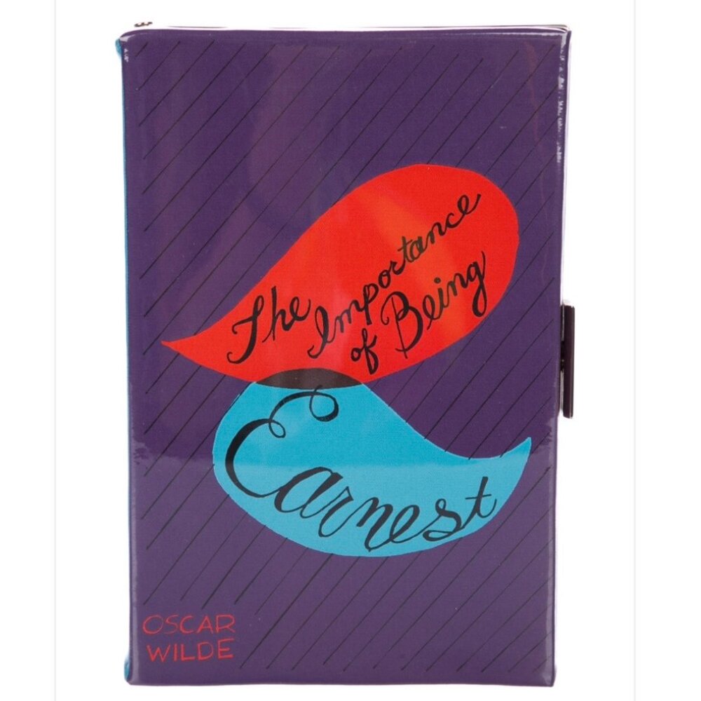 Kate Spade New York "The Importance of Being Earnest" book clutch vintage